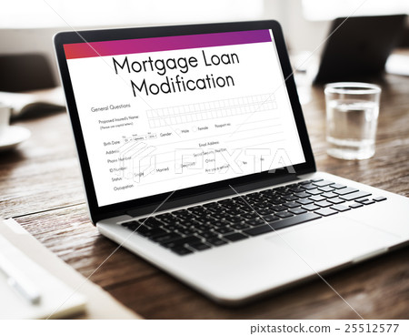 Mortgage Loan Pawn Pledge Refinance Insure Concept 25512577
