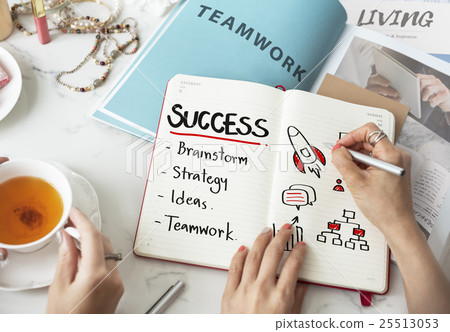 Goals Business Brand Launch Corporate Success Concept 25513053