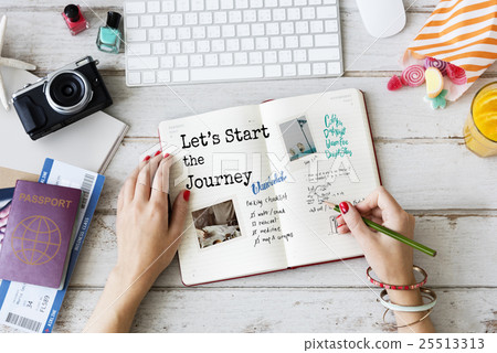 Let's Starrt The Journey Travel Concept Let's Starrt The Journey Travel Concept 25513313