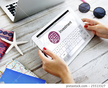 Accounting Budget Electronic Calculator Investment Concept Accounting Budget Electronic Calculator Investment Concept 25513327