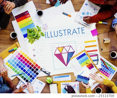 Design Style Graphic Creativity Ideas Illustration Concept 25513700