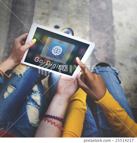 Application Connection Digital Internet Graphic Concept Application Connection Digital Internet Graphic Concept 25514217