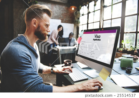 Visa Application Travel Form Concept 25514537