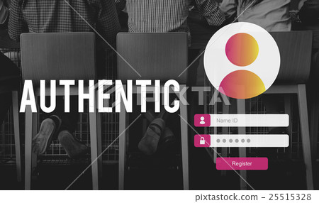 Authentic Sign In User Password Privacy Concept Authentic Sign In User Password Privacy Concept 25515328