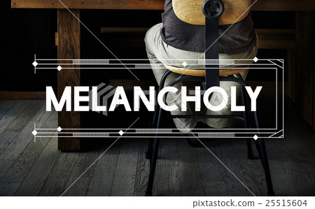 Melancholy Relax Work Space Word Concept 25515604