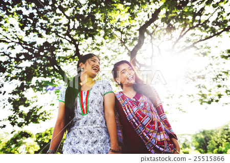 Sister Indain Ethnicity Community Conection Concept Sister Indain Ethnicity Community Conection Concept 25515866