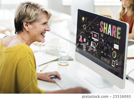 Share Feedback Exchange Networking Information Concept Share Feedback Exchange Networking Information Concept 25516093