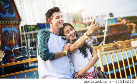 Couple Dating Relaxation Love Theme Park Concept Couple Dating Relaxation Love Theme Park Concept 25516230