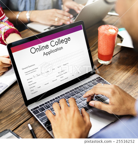Online College Application Form Concept 25516252