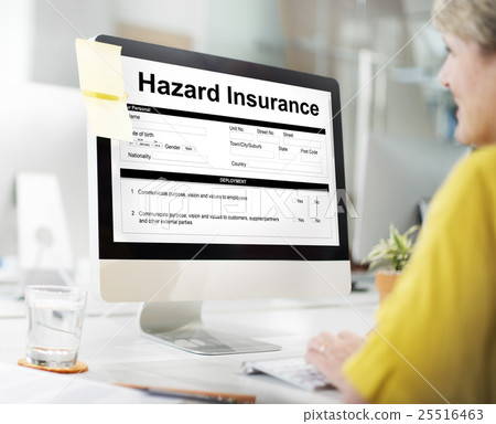 Hazard Insurance Property Protection Terms Concept Hazard Insurance Property Protection Terms Concept 25516463