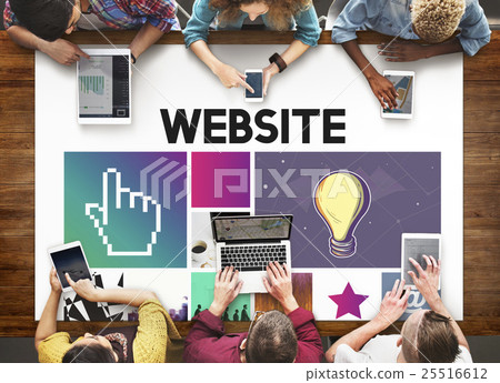 Computer Network Homepage Html Graphic Web Concept 25516612