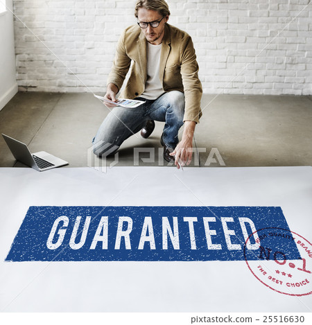 Quality Service Guaranteed Premium Quality Concept 25516630