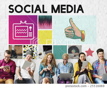 Social Media Community Connection Information Concept Social Media Community Connection Information Concept 25516869
