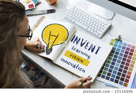 Creative Think Invention Inspiration Concept 25516896