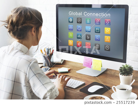 Application Cloud Network Communication Internet Concept Application Cloud Network Communication Internet Concept 25517239