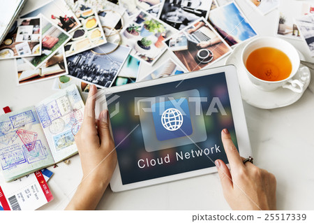 Application Connection Digital Internet Graphic Concept Application Connection Digital Internet Graphic Concept 25517339