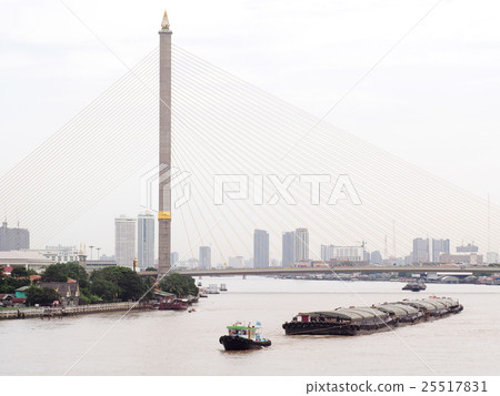 tug boat service, CHAO PHRAYA river BANGKOK, THAIL 25517831