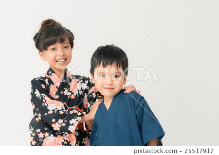 浴衣 甚平 兒童 25517917