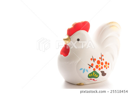 New Year's material Rooster postcard template 25518454