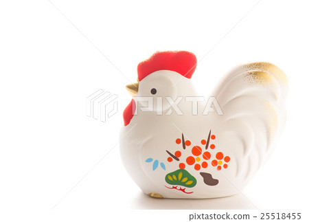 New Year's material Rooster postcard template New Year's material Rooster postcard template 25518455