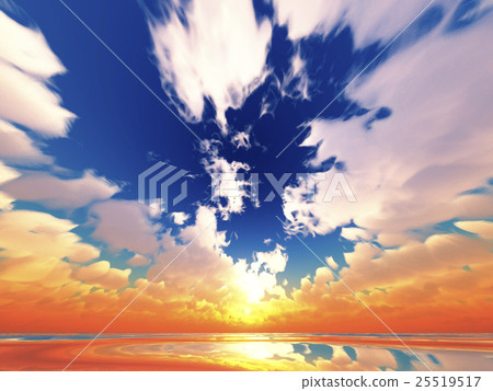 Wind and clouds with the sea Wind and clouds with the sea 25519517