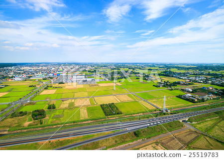Aerial view of Tojin City area 25519783