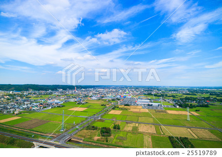 Tojin市區域鳥瞰圖 25519789