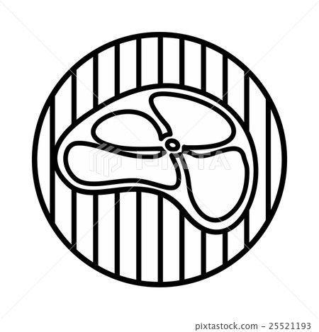 Steak Icon, outline style Steak Icon, outline style 25521193