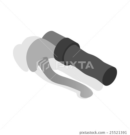 Bicycle brake icon, isometric 3d style 25521391