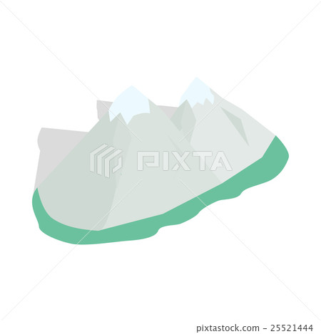 Swiss alps icon, isometric 3d style Swiss alps icon, isometric 3d style 25521444