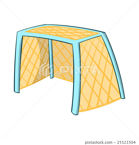 Hockey gates icon, cartoon style 25521504