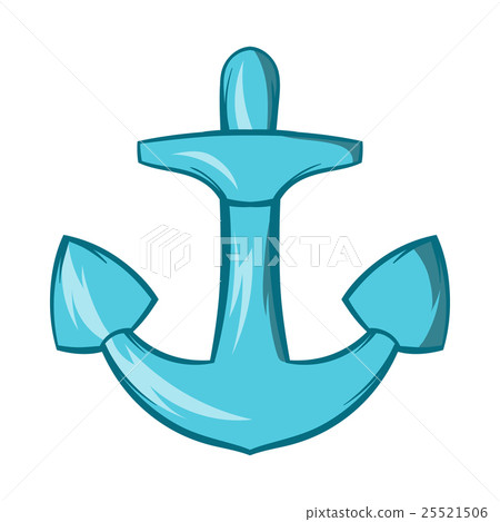 Anchor icon in cartoon style Anchor icon in cartoon style 25521506