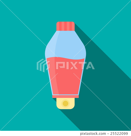 Soap dispenser icon, flat style 25522099