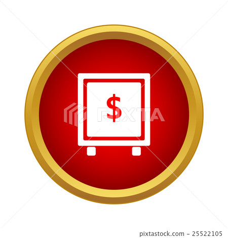 Safe icon, simple style 25522105