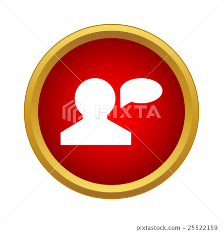 Talk icon, simple style Talk icon, simple style 25522159