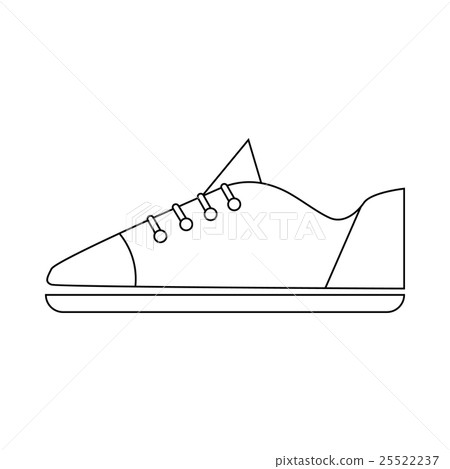 Male sneaker icon in outline style Male sneaker icon in outline style 25522237