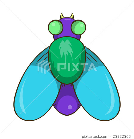 Fly icon, cartoon style 25522563