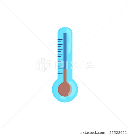 Thermometer icon in cartoon style 25522631
