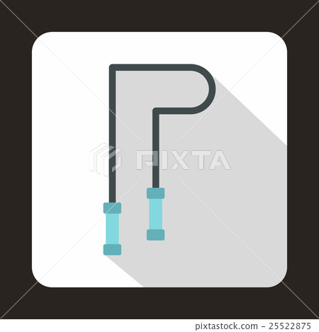 Skipping rope icon, flat style 25522875