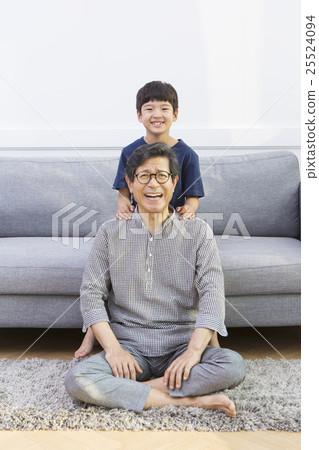 grandfather and grandson 357 25524094