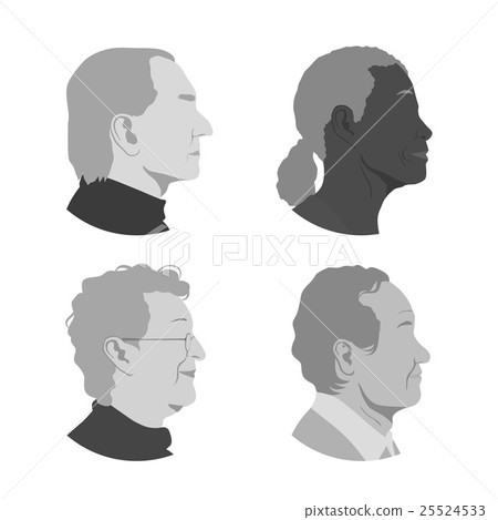 高級配置文件臉圖標 25524533