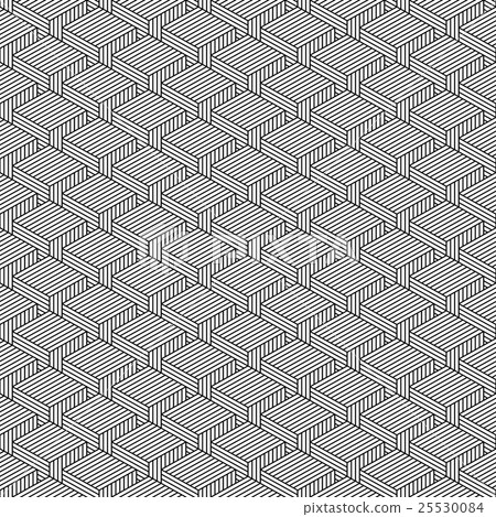 Seamless geometrical pattern vintage background 25530084