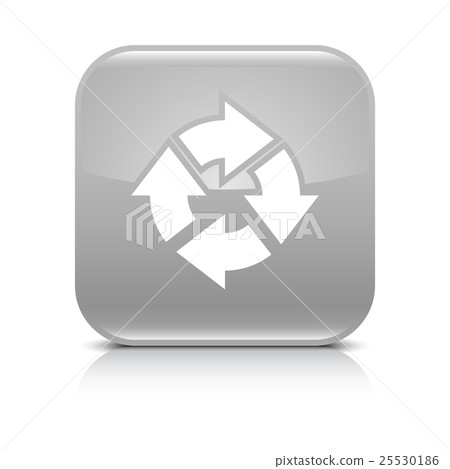 Gray arrow repeat, reload, refresh, rotation icon Gray arrow repeat, reload, refresh, rotation icon 25530186