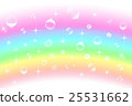 Rainbow and soap bubbles 25531662