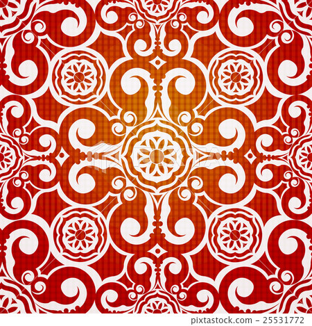 Seamless moroccan damask pattern 25531772