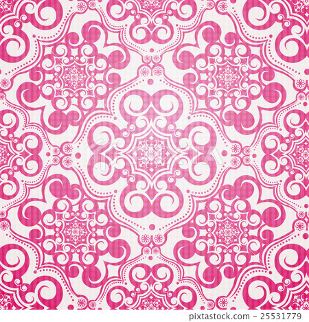 Seamless moroccan damask pattern 25531779