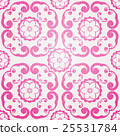 Seamless moroccan damask pattern 25531784