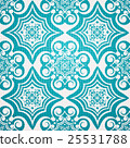 Seamless moroccan damask pattern 25531788