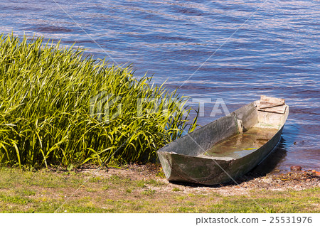 Old Iron Boat in the Lake of Mantova Old Iron Boat in the Lake of Mantova 25531976