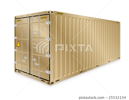 Cargo container vector Cargo container vector 25532134